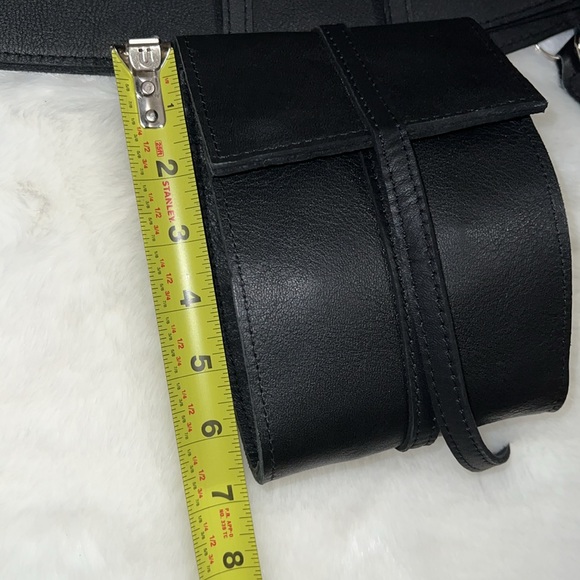 NWT Women’s H-D Bar & Shield Vanson Genuine Leather D Ring Pocket Belt LARGE